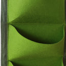 28x100cm Black and Green Vertical Garden Planter Bags Set of 2 - Plant Grow Bags for Vegetable Garden Plant Tower