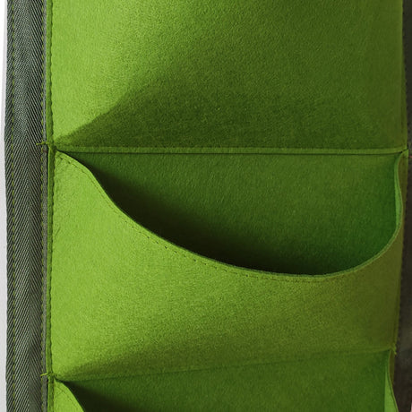 28x100cm Black and Green Vertical Garden Planter Bags Set of 2 - Plant Grow Bags for Vegetable Garden Plant Tower