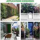 28x100cm Black and Green Vertical Garden Planter Bags Set of 2 - Plant Grow Bags for Vegetable Garden Plant Tower