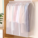 Waterproof Dustproof Clothes Storage Box Transparent White Large Capacity 39.3 x 19.7 x 47.2 Inch Clothing Organizer Container