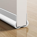 Adjustable Draft Stopper Door Strip Cushion Double Sided Draft Guard Insulation 93cm White
