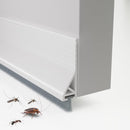 Adjustable Door Draft Stopper Self-Adhesive Weatherstrip Windproof 39 Inch White 1 Piece