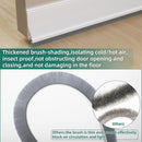 Adjustable Door Draft Stopper Self-Adhesive Weatherstrip Windproof 39 Inch White 1 Piece