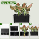 Hydroponic Aquarium Plant Holder 2 Pack Black 9x9x6cm for Aquascape Plant Cultivation
