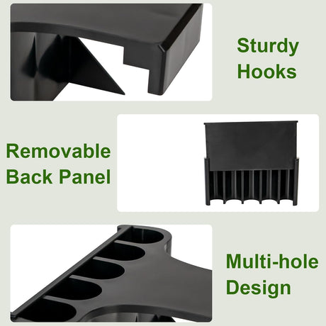 Hydroponic Aquarium Plant Holder 2 Pack Black 9x9x6cm for Aquascape Plant Cultivation
