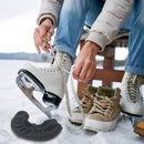 Junior Ice Hockey Figure Skating Hard Blade Guards Universal Black Pair