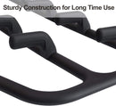 Clothing Closet Organizer with 11 Non-Slip Hooks 360° Rotatable Black