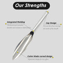 2 Pack Ergonomic Garden & Beach Shovel - Heavy Duty Gardening Tool for Kids and Adults