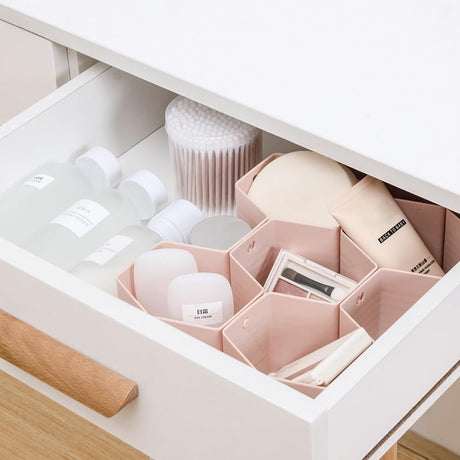 Pink Drawer Organizer Divider for Socks Underwear & Belts Set of 1