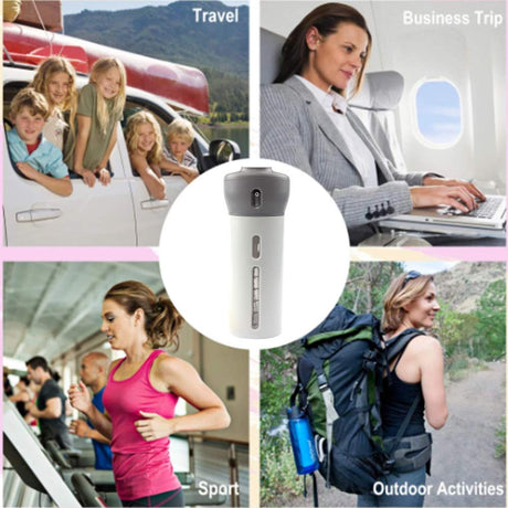 2 Pack 4-in-1 Travel Size Refillable Bottles for Shampoo & Lotion Leakproof Compact Toiletry Containers for Hand Luggage