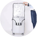 3 Pack Transparent PVC Suitcase Cover - Waterproof Luggage Protector with Velcro Closure for 20 24 28 Inch Suitcases
