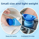 Foldable Emergency Urinal for Car Camping Travel Unisex Leakproof Reusable 750ml Blue