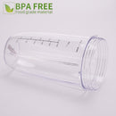 [UPGRADE] 2-pack 32oz Replacement Blender Cups with Flip-Top To-Go-Lid Compatible with NutriBullet 600w/900w Blender