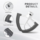 Flex Edge Beater For Kitchenaid Mixer Accessory,Kitchen Aid Attachments For Mixer,Fits Tilt-Head Stand Mixer Bowls For 4.5-5 Quart Bowls,Beater With Silice Edges,Grey