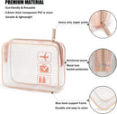 MODENGKGJIAN TSA Approved Toiletry Bag Mini Jewelry Travel Case, Perfect size to fit in your carry- luggage for travel or vacatis.