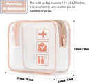MODENGKGJIAN TSA Approved Toiletry Bag Mini Jewelry Travel Case, Perfect size to fit in your carry- luggage for travel or vacatis.