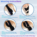 Dog Knee Brace for Torn ACL Hind Leg，Comfortable and Adjustable Support Brace with Two Stabilizer，Dog Leg Braces for Back Leg with Extra Support，Arthritis Relief and Surgery Recovery (S)