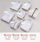Compression Packing Cubes Travel Organizer 7 Set, Ripstop Mesh Travel Organizers for Luggage Multi-Functional Ultralight Expandable Packing Cubes for Carry-on Luggage, Travel, Backpack