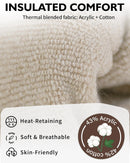 Womens Winter Boots Socks Warm Thick Gift for Women Thermal Full Cushioned Crew Socks 3 Pairs