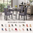 Dining Chair Covers,Kitchen Cover,Parsons Slipcover,Spandex Protectors for Room Stretch Chairs Cover Set of 4 -Gray