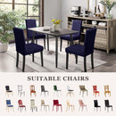 Dining Chair Covers,Kitchen Chair Cover,Parsons Chair Slipcover,Spandex Chair Protectors for Dining Room Stretch Chairs Cover Set of 4 -Navy Blue