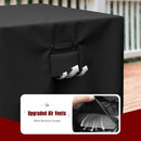Square Fire Pit Cover, Fits for 28-32 Inch Fire Pit Table, Waterproof and Windproof, 32 x 32 x 24 Inches, Black