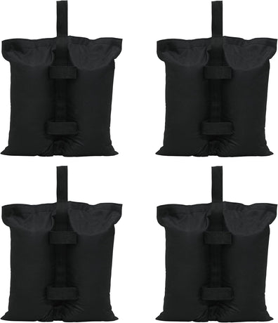 Canopy Weights Sand Bags, Sandbags for Weight, Tent Weight Bags Set of 4 for Camping Canopy, Outdoor Patio Shelter Umbrellas