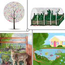 6.8ft x 65ft Anti Bird Netting, Pond Net with 50pcs Cable Ties - Protect Your Garden Vegetables Fruit Plants Ponds