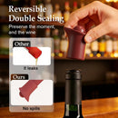 Silicone Wine Stopper for Wine Bottles, 2026 New Seal Bottle Cover Caps to Keep Wine Fresh, Upgrade Glass Bottle Sealer Covers Wine Stoppers for Home Use Cover Wine Bottle Caps (Khaki)