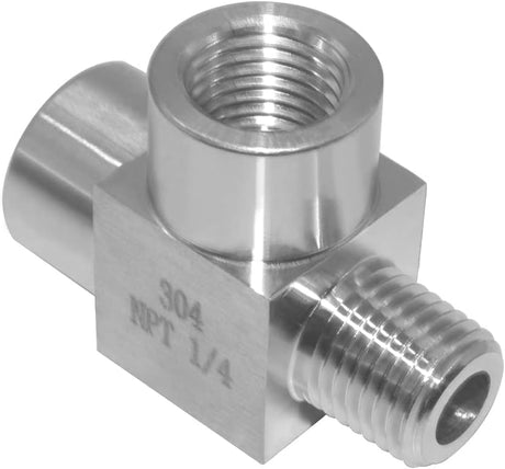 Stainless Steel Tee Pipe Fittings, 1/8