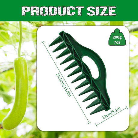 The Row Seeder by  – Handheld Garden Tool for Precise Seed & Seedling Spacing in Rows & Seed Trays – for Vegetables, Flowers & Herbs. Durable & Ergonomic