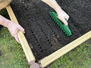 The Row Seeder by  – Handheld Garden Tool for Precise Seed & Seedling Spacing in Rows & Seed Trays – for Vegetables, Flowers & Herbs. Durable & Ergonomic