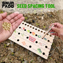Plant Ruler by  – Wooden Seed Spacing Tool for Vegetable Gardens – Garden Planting Guide for Precise Row Planting in Raised Beds & In-Ground Soil