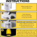 6 Pieces Toilet Night Light Motion Activated Sensor Lamp 16 Colors Changing LED Inside Toilet Bowl, LED Light for Washroom Bathroom, Battery Not Included