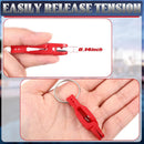 20 Pieces Heavy Tension Snap Release Clips Padded Trolling Clips with Key Ring for Weight Planer Board Offshore Kites Downrigger Fishing