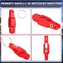 20 Pieces Heavy Tension Snap Release Clips Padded Trolling Clips with Key Ring for Weight Planer Board Offshore Kites Downrigger Fishing