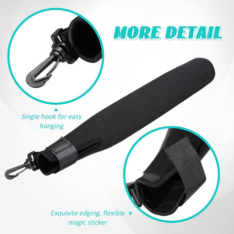 4 Pcs Baseball Bat Sleeve Softball Bat Warmer Batting Training for Composite Cover Warmer Sport Sleeve Protector Reduces Vibration, Black