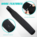 4 Pcs Baseball Bat Sleeve Softball Bat Warmer Batting Training for Composite Cover Warmer Sport Sleeve Protector Reduces Vibration, Black