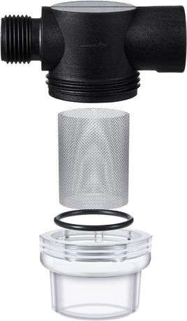4 Pack Water Pump Strainer Filter, RV Replacement 1/2 Twist On Pipe Strainer with 50 Mesh Stainless Steel Filter Screen Compatible with WFCO or Shurflo Pumps