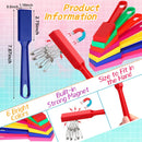 Magnet Wands for Kids Classroom Educational Learning Kits Rainbow Magnetic Wand Bulk 8 Inch Preschool Science Experiment Tools Learning Toys Bingo Games, 6 Colors (12 Pcs)