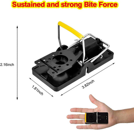 Mouse Traps, Mouse Traps Indoor for Home Quick Effectively, Reusable Mice Trap for House Indoor Outdoor Kill Safe for Family and Pet 12 Packs