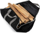 Canvas Firewood Carrier Bag, Durable Firepalce Log Tote with Handles for Wood Fire Stove, Outdoor Camping