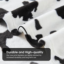 Cow Print Blanket, Fuzzy Cow Print Throw Blankets for Couch, Cow Throw Blanket for Adults, Soft Warm Plush Cow Blanket, Cute Flannel Fleece Throw Blankets, 40''x60''