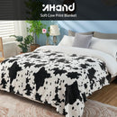Cow Print Blanket, Fuzzy Cow Print Throw Blankets for Couch, Cow Throw Blanket for Adults, Soft Warm Plush Cow Blanket, Cute Flannel Fleece Throw Blankets, 40''x60''