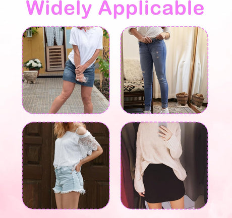 Adjustable Pant Waist Tightener,8 Set Jeans Pants Clips to Tighten Waist Buttons for Loose Jeans No Sewing Button Make Waistband Smaller Tightener for Women and Men(4 Colors)