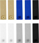 10Pcs Button Extenders for Jeans,Waistband Extenders for Women Men Pants Elastic Band Pants Button Extender Adjustable Waistband Extenders No Sew Jeans Waist Extension(5 Colors)