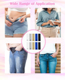 10Pcs Button Extenders for Jeans,Waistband Extenders for Women Men Pants Elastic Band Pants Button Extender Adjustable Waistband Extenders No Sew Jeans Waist Extension(5 Colors)