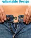 8Pcs Button Extenders for Jeans,Waistband Extenders for Women Men Pants 1.34-2.17 Inches Instant Pants Button Extender Adjustable Waistband Extenders No Sew Jeans Waist Extension