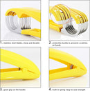 Banana Slicer,ABS + Stainless Steel Fruit and Vegetable Salad Peeler Cutter Kitchen Tools For Banana,Strawberry,Grape（1 pcs）