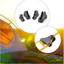 CooBigo 12Pack Ultralight Guyline Tensioners Tent Guyline Cord Rope Adjuster for Outdoor Camping Hiking Tent Tarp Canopy Shelter (Black), FLC554-B
